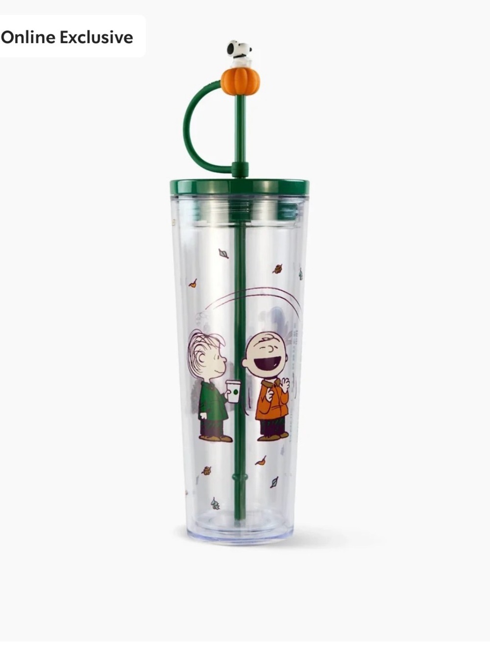 Starbucks x snoopy clear cup